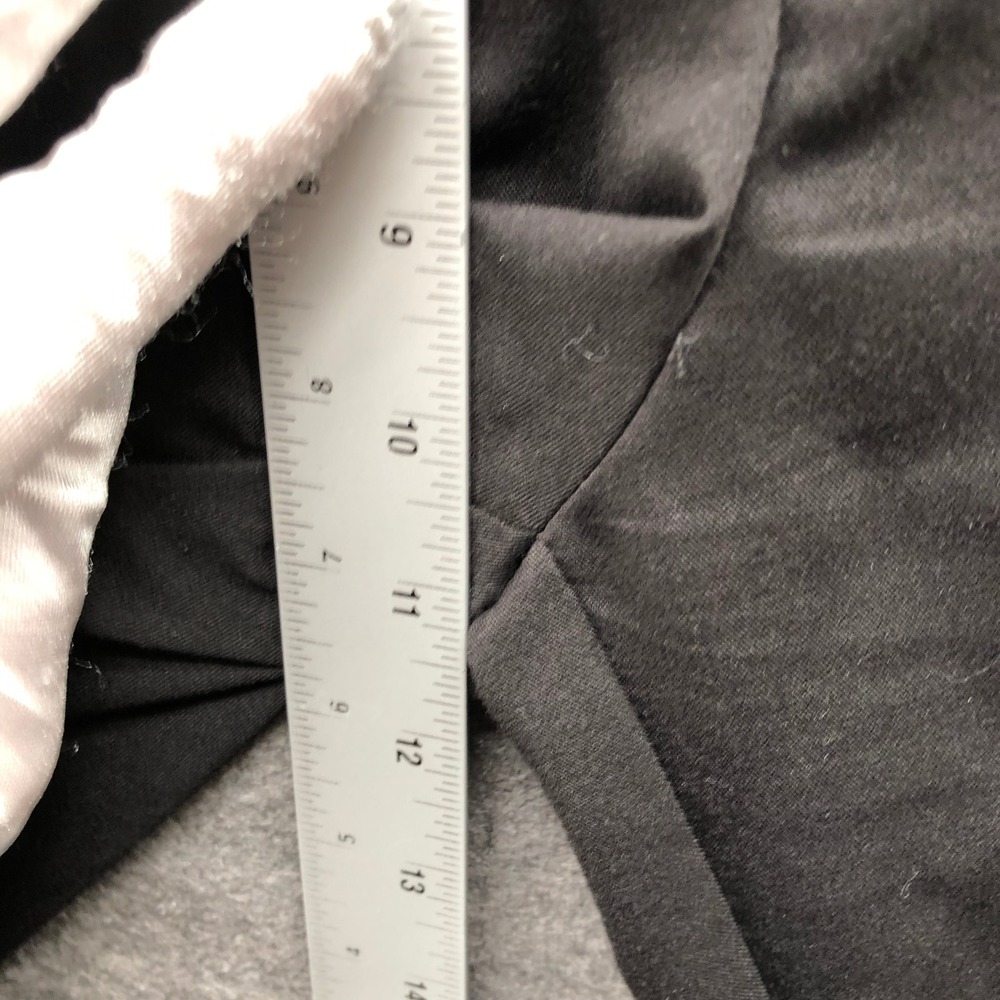 HM Wide Leg Dress‎ Pants Womens 2 Black High Rise Relaxed Straight Flat Front - Picture 6 of 9